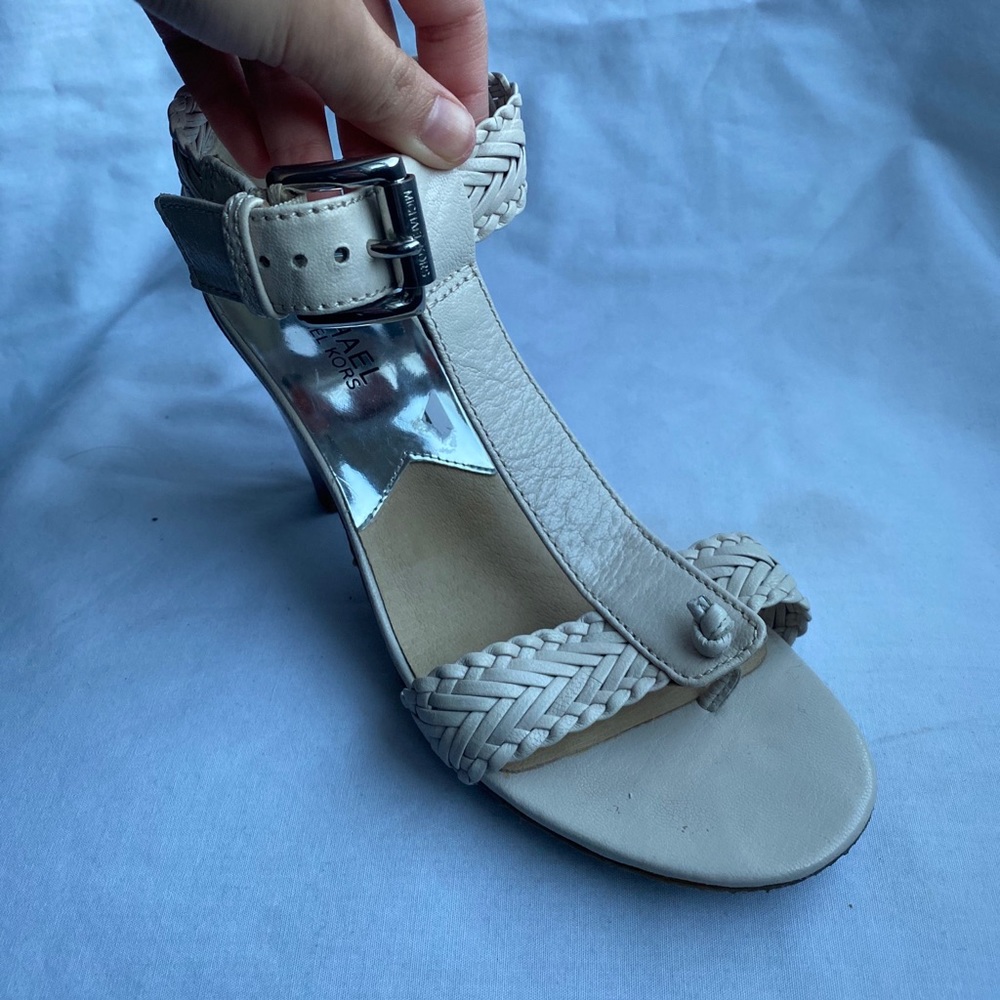 Beige Micheal Kors High Heels S7.5